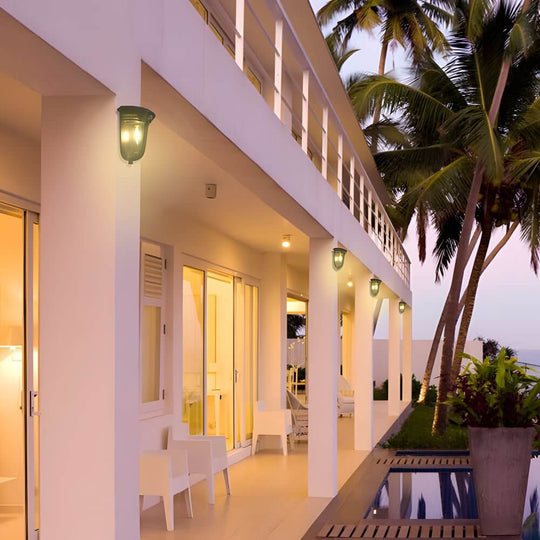 2-Pack Motion Sensor Solar LED Wall Lights