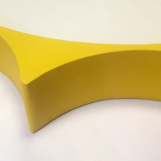 Kindergarten Yellow Sun Flush Mount LED Ceiling Light with Acrylic: Simple & Stylish Fixture