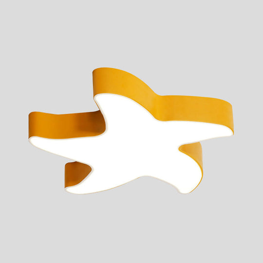 Modern LED Starfish Acrylic Ceiling Chandelier for Corridor