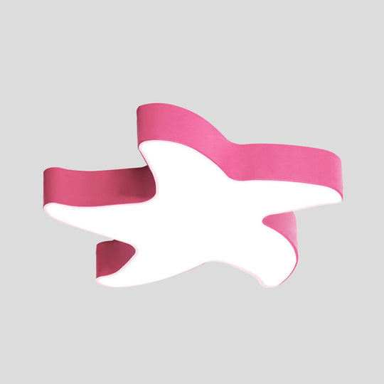 Modern LED Starfish Acrylic Ceiling Chandelier for Corridor