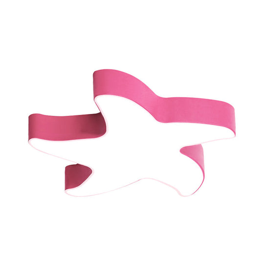 Modern LED Starfish Acrylic Ceiling Chandelier for Corridor