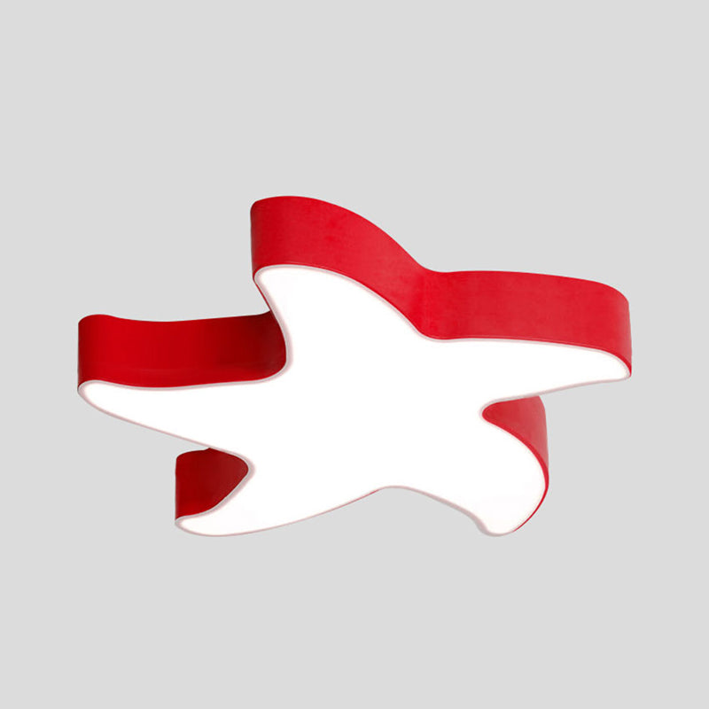 Modern LED Starfish Acrylic Ceiling Chandelier for Corridor