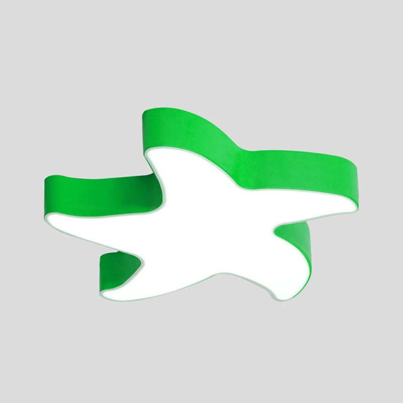 Modern LED Starfish Acrylic Ceiling Chandelier for Corridor