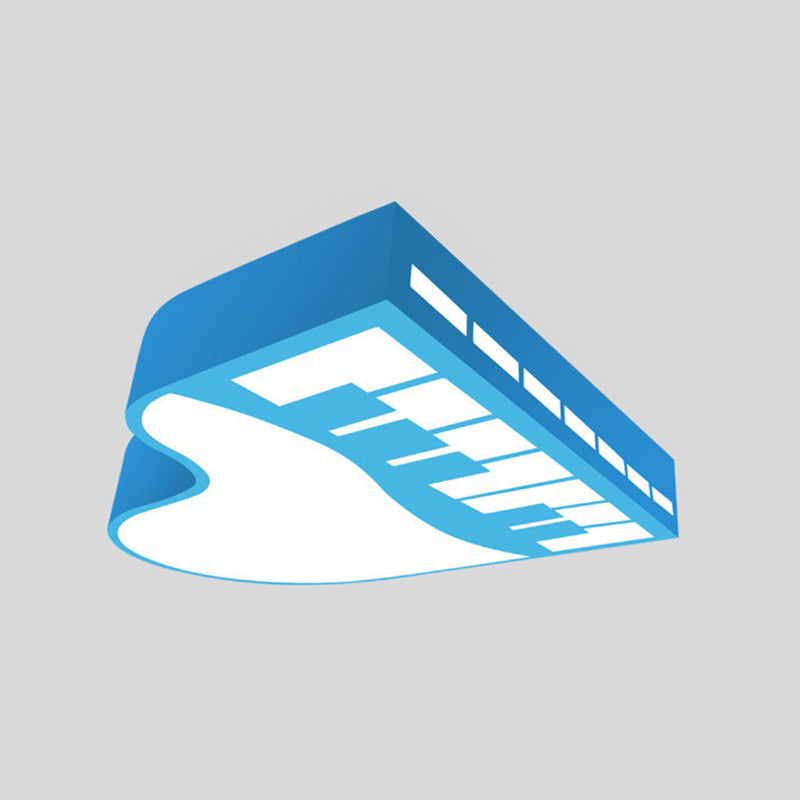 Cartoon LED Hanging Chandelier Piano Pendant Light for Corridor with Acrylic Shade