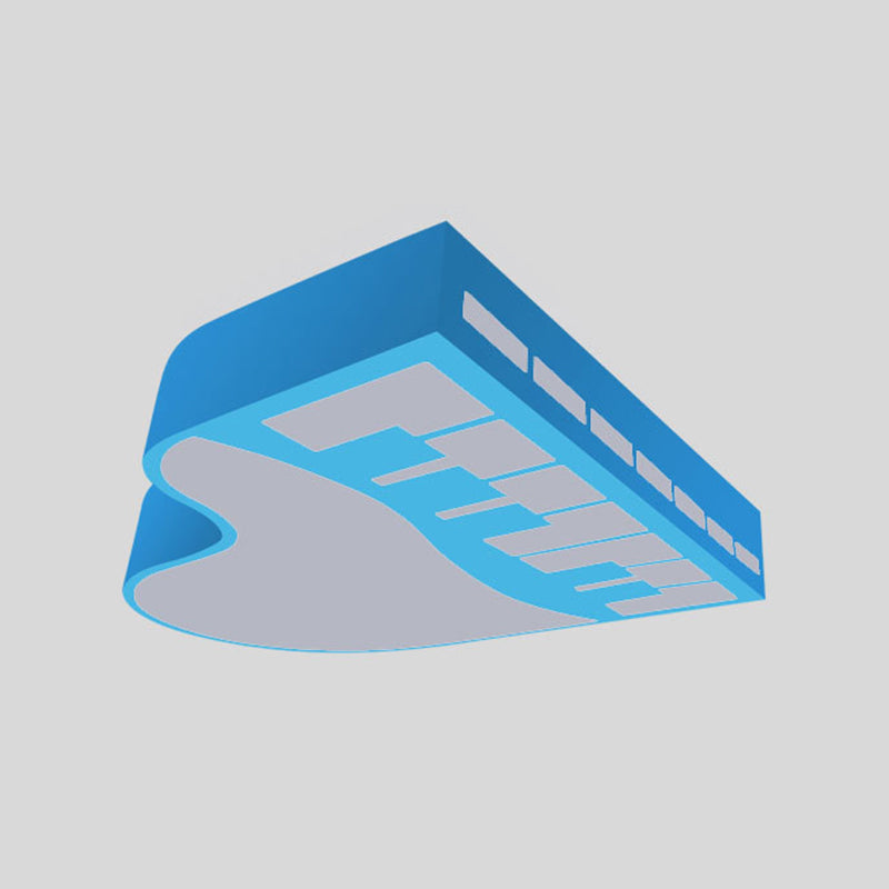 Cartoon LED Hanging Chandelier Piano Pendant Light for Corridor with Acrylic Shade