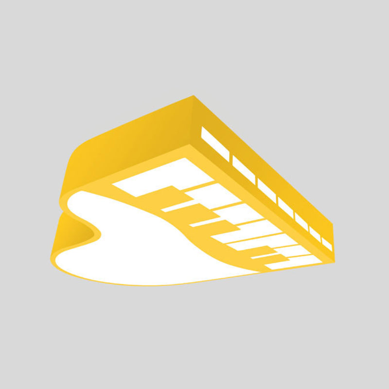 Cartoon LED Hanging Chandelier Piano Pendant Light for Corridor with Acrylic Shade