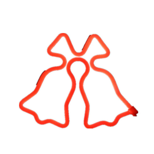 Jingle Bell Mini Night Lamp - Modern LED White Nightstand Lighting for Christmas