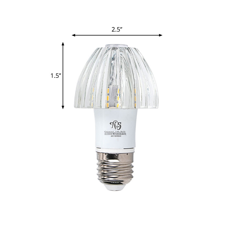 Modern Crystal LED Flush Mount Bowl Ceiling Light for Aisles