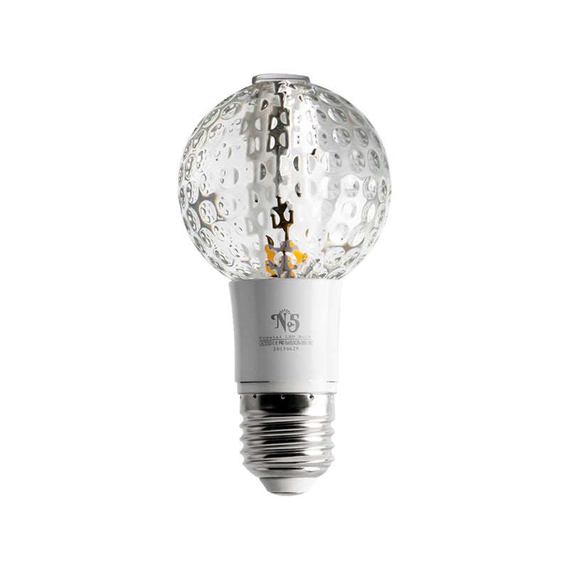 Nordic Clear Hammered Crystal LED Flush Mount Ceiling Light for Hallways