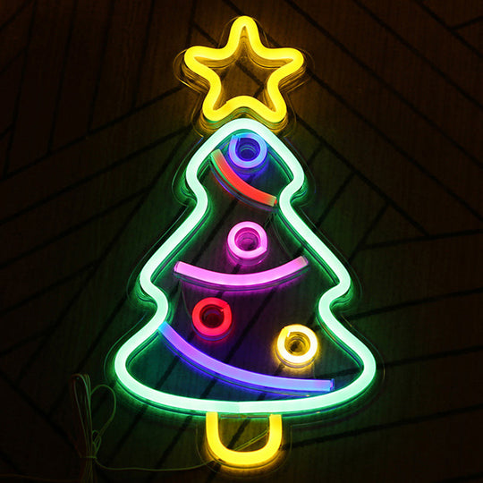 Geometric White LED Nightstand Lamp with USB Power and Minimalist Style