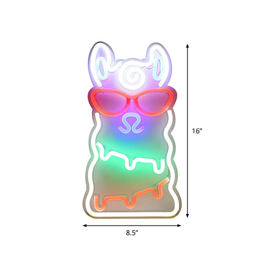 Geometric White LED Nightstand Lamp with USB Power and Minimalist Style