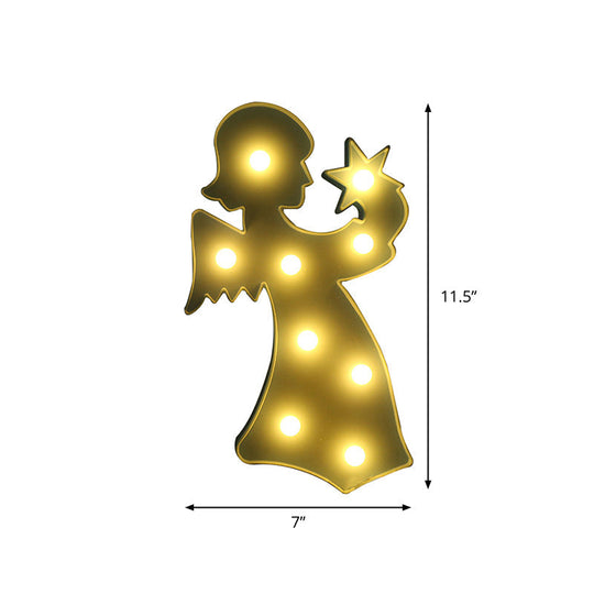 Contemporary LED Wall Night Light with Geometric White Design and Plastic Shade