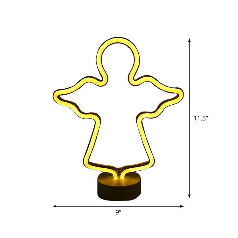 Contemporary LED Wall Night Light with Geometric White Design and Plastic Shade