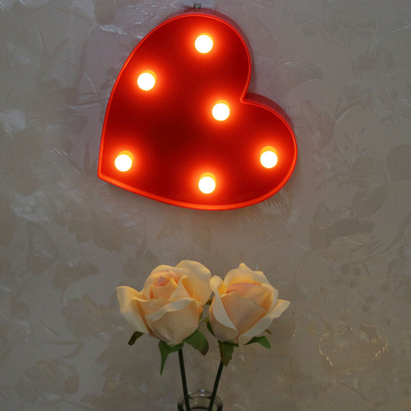 Cartoon Style Plastic Geometric LED Night Light for Baby Room