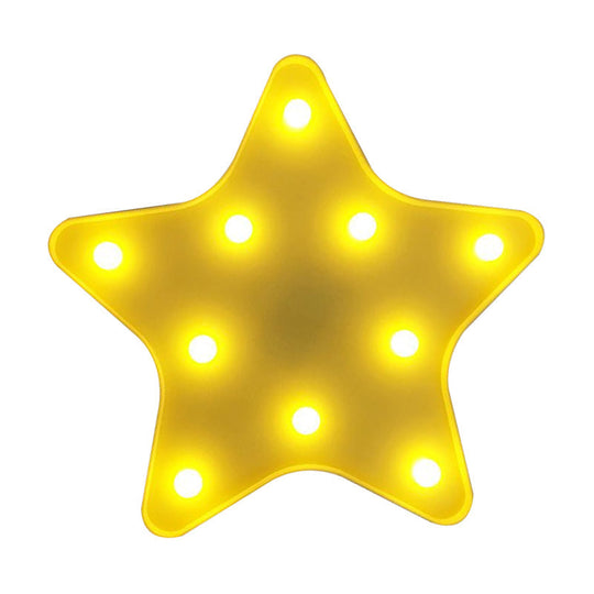 Modern Battery-Operated LED Wall Night Light - Star Night Stand Lighting