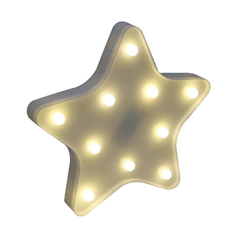 Modern Battery-Operated LED Wall Night Light - Star Night Stand Lighting