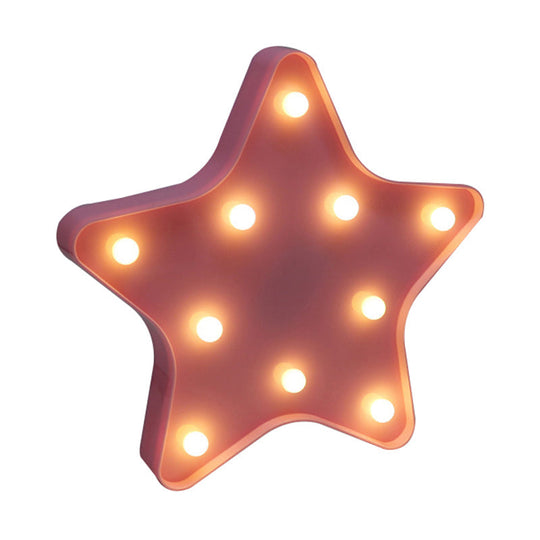 Modern Battery-Operated LED Wall Night Light - Star Night Stand Lighting