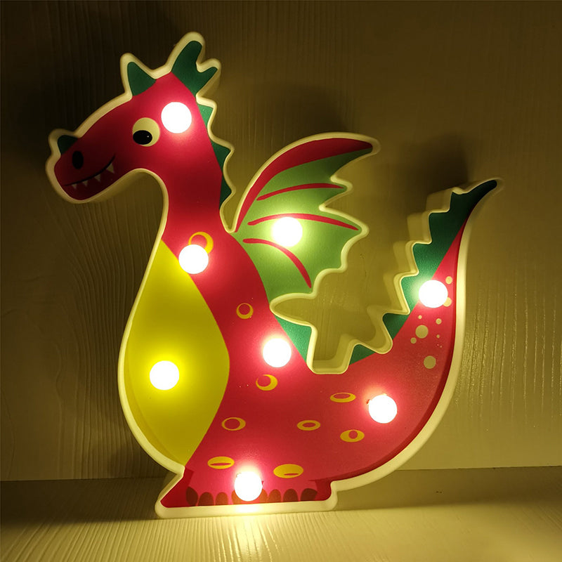 LED Animal Nightstand Lamp with Modern Design for Girls Bedroom