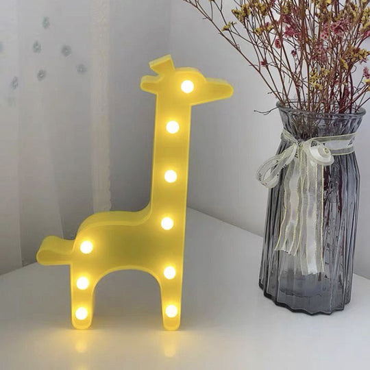 Minimalist Cartoon Wall Lamp: Battery-Powered LED Nightstand Light