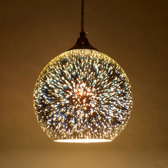 Gold Textured Glass Drop Lamp - Contemporary Pendant Lighting Fixture
