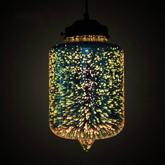 Modernist 3D Glass Geometry Pendant Light - Perfect for Living Rooms