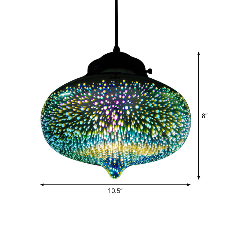 Modernist 3D Glass Geometry Pendant Light - Perfect for Living Rooms