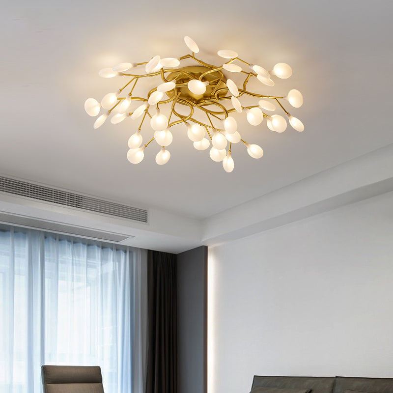Contemporary Firefly Flush Mount LED Ceiling Light for Living Rooms