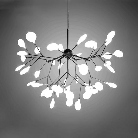 Firefly Chandelier: Minimalist LED Acrylic Suspension Light for Clothing Shops