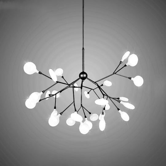 Firefly Chandelier: Minimalist LED Acrylic Suspension Light for Clothing Shops