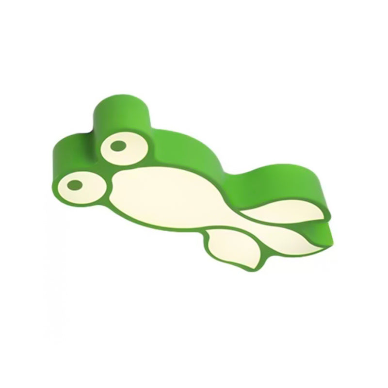 Adorable Little Goldfish Ceiling Light: Acrylic LED Flush Mount for Kids' Bedrooms