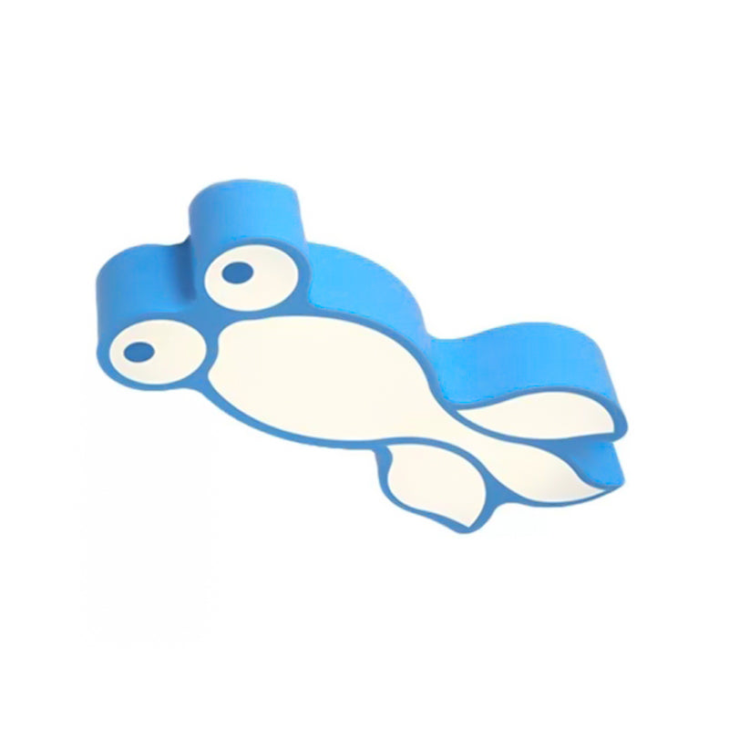 Adorable Little Goldfish Ceiling Light: Acrylic LED Flush Mount for Kids' Bedrooms