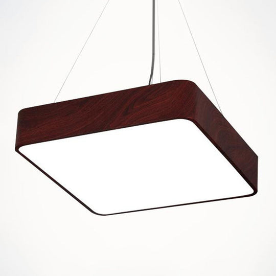 Sleek Acrylic Square Pendant Light: Modern LED Ceiling Fixture for Dining Room and More