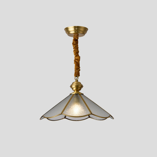 Frosted Glass Chandelier Pendant Light for Dining Room - Nickel Geometric Shape, Classic Design