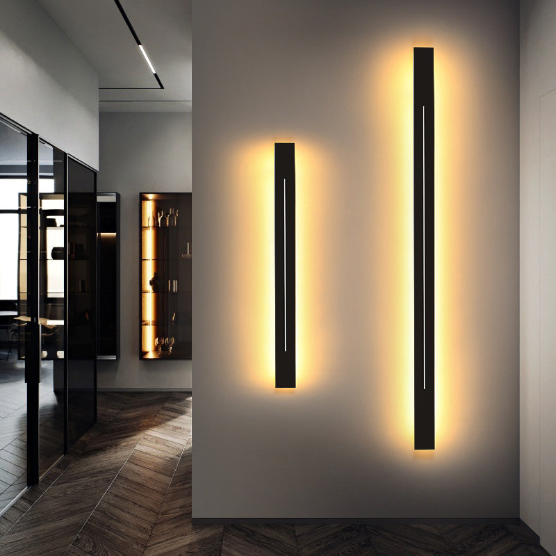 Sleek Bar Shape LED Wall Sconce for Living Room | Simplicity Collection