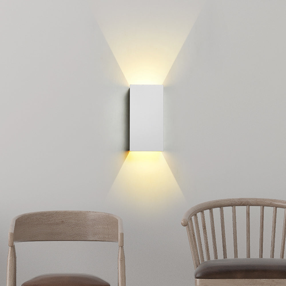 Contemporary LED Wall Sconce in Metal Gold/Coffee/Grey for Bedroom