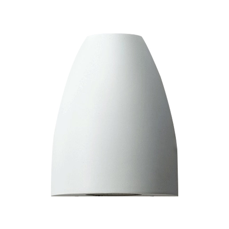 Contemporary Bullet Wall Sconce - LED Up and Downlight for Stairway - Modern Metallic Finish in Black/Grey/White