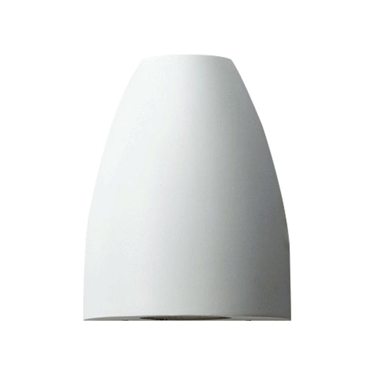 Contemporary Bullet Wall Sconce - LED Up and Downlight for Stairway - Modern Metallic Finish in Black/Grey/White