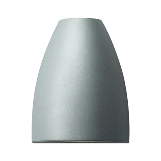 Contemporary Bullet Wall Sconce - LED Up and Downlight for Stairway - Modern Metallic Finish in Black/Grey/White