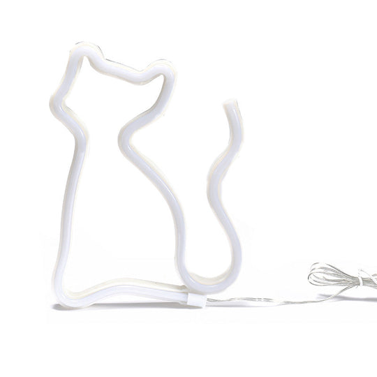 White LED Animal Wall Light for a Fun Bedroom Vibe