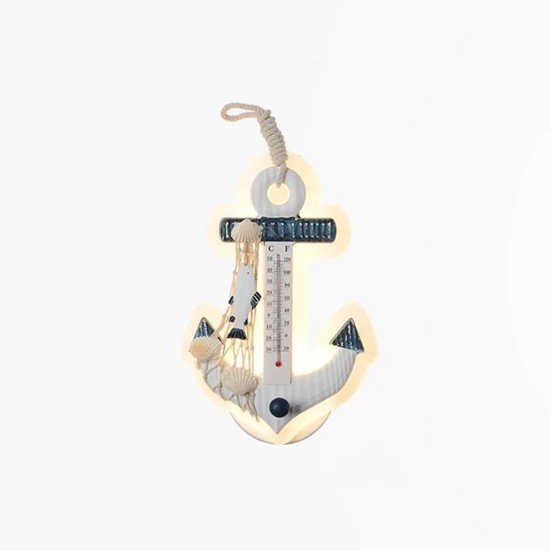 Kids LED Wall Light Fixture with White Shade for Kindergarten and Play Areas