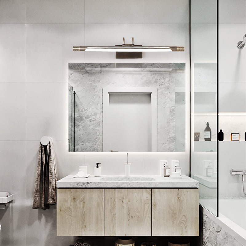 Bronze Vanity Light LED Wall Mounted Lamp, White/Warm Light, 21"/26"W