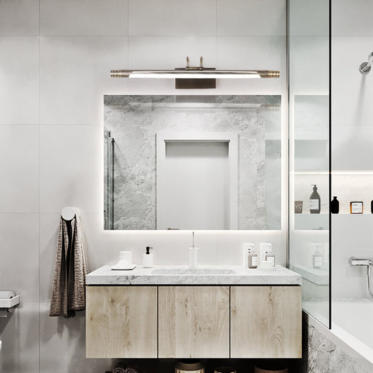 Bronze Vanity Light LED Wall Mounted Lamp, White/Warm Light, 21"/26"W