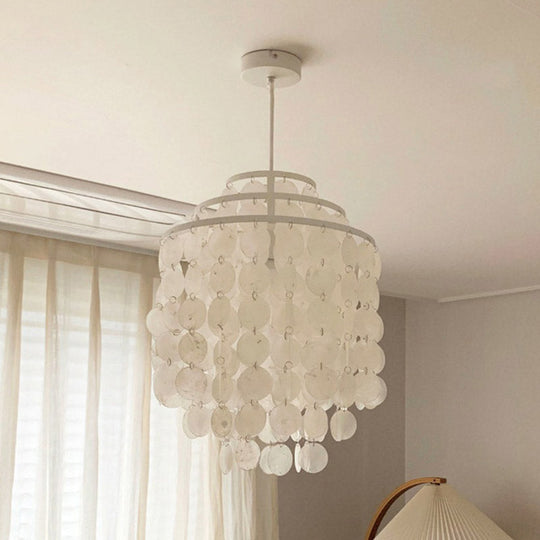 Traditional Shell Hanging Chandelier for Restaurant Ceiling Lighting