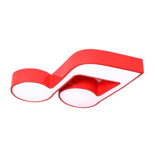 Kids Acrylic Musical Note LED Ceiling Light - Perfect for Kindergarten