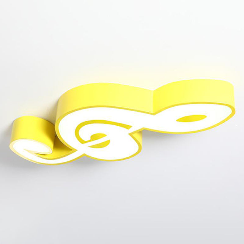 Kids Acrylic Musical Note LED Ceiling Light - Perfect for Kindergarten