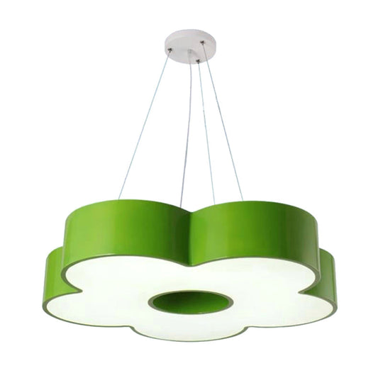 Kids Acrylic Floral Chandelier Pendant Light with LED for Kindergarten