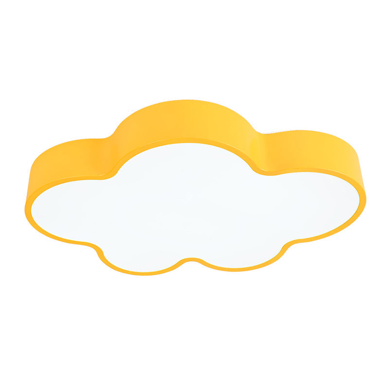 Acrylic Minimalist LED Pendant Light Fixture for Nursery - Cloud Shade Chandelier