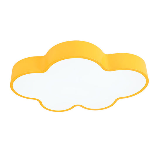 Acrylic Minimalist LED Pendant Light Fixture for Nursery - Cloud Shade Chandelier