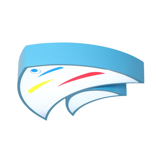 Tropical Fish LED Flush Mount Lighting for Kids' Kindergarten: A Bright and Fun Addition!