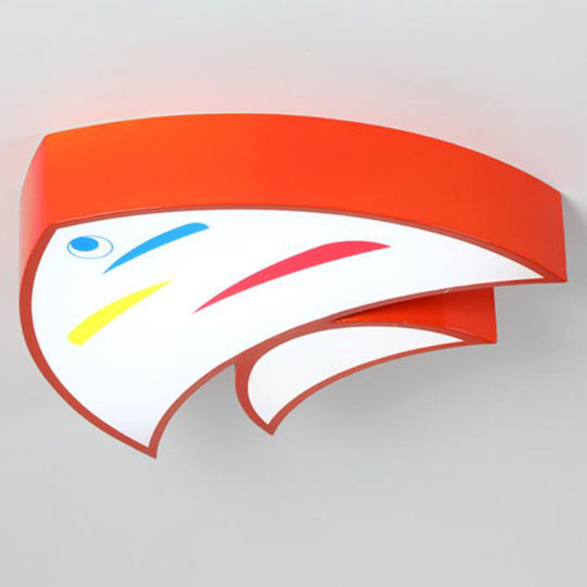Tropical Fish LED Flush Mount Lighting for Kids' Kindergarten: A Bright and Fun Addition!